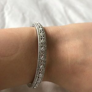 Nadri silver bangle